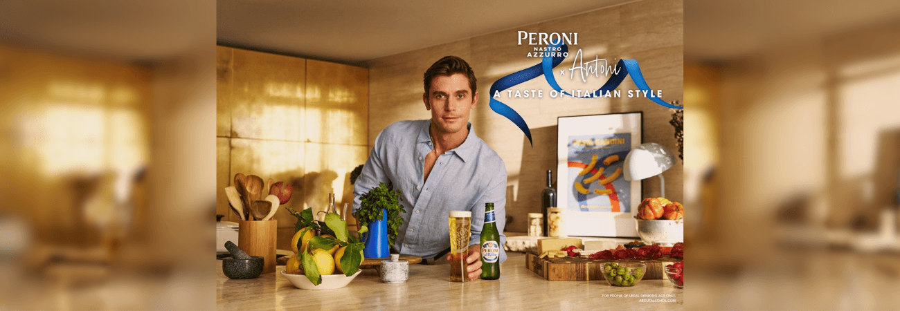 Peroni Nastro Azzurro and Antoni Porowski Bring A Taste of Italian Style to Canadians This Summer